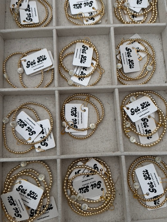 Letter Bead Bracelet